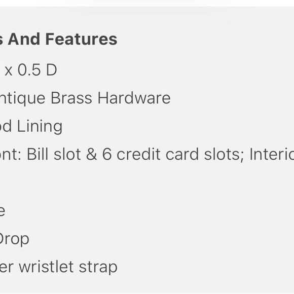 HOBO Red Leather Wristlet Clutch - Picture 4 of 4